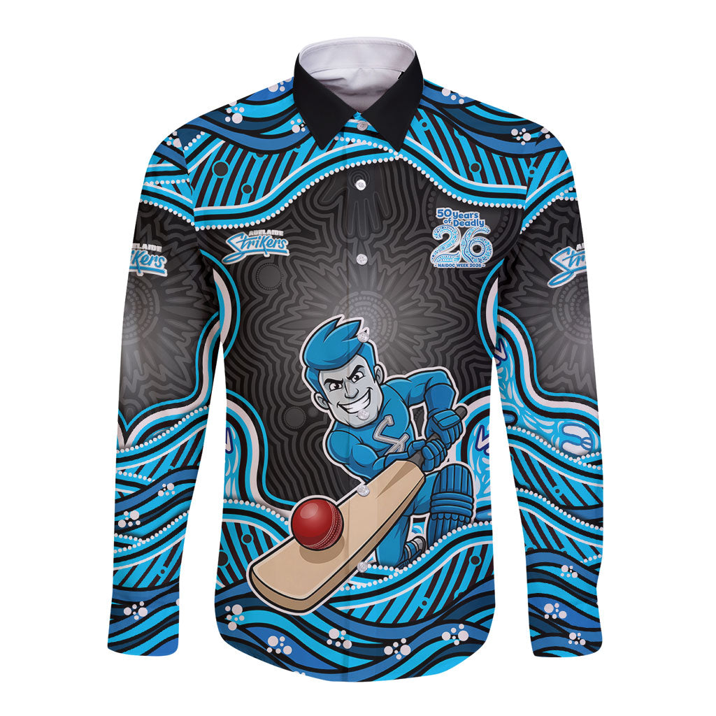 Adelaide Cricket NAIDOC Week 2026 Long Sleeve Button Shirt Aboriginal Indigenous - 50 Years of Deadly