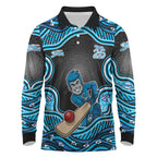Adelaide Cricket NAIDOC Week 2026 Long Sleeve Polo Shirt Aboriginal Indigenous - 50 Years of Deadly
