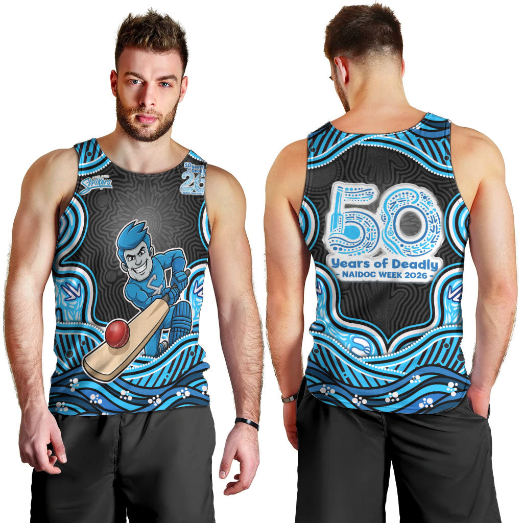 Adelaide Cricket NAIDOC Week 2026 Men Tank Top Aboriginal Indigenous - 50 Years of Deadly