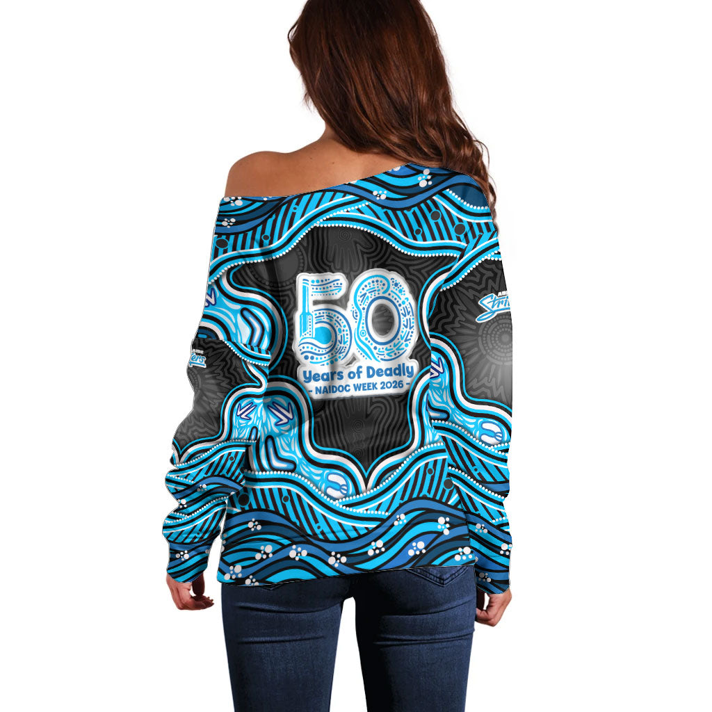 Adelaide Cricket NAIDOC Week 2026 Off Shoulder Sweater Aboriginal Indigenous - 50 Years of Deadly