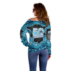 Adelaide Cricket NAIDOC Week 2026 Off Shoulder Sweater Aboriginal Indigenous - 50 Years of Deadly