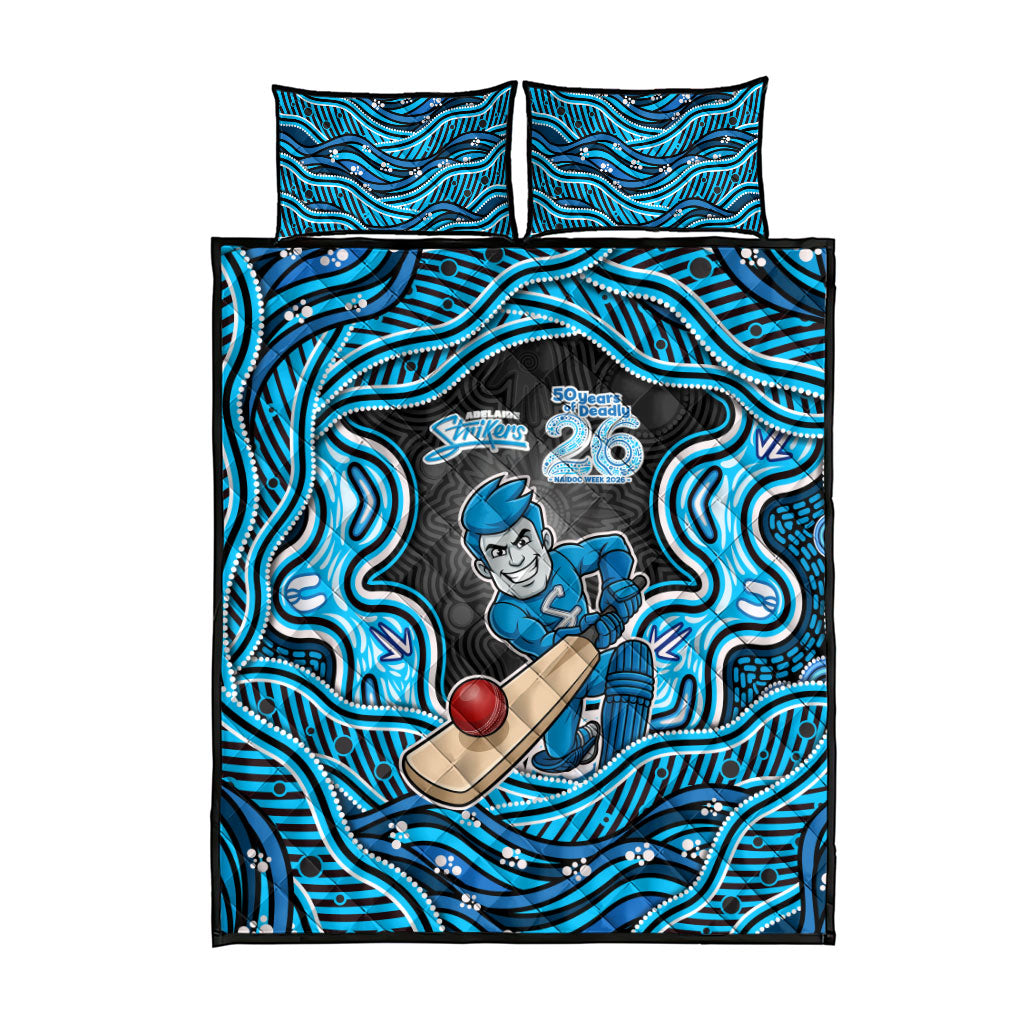 Adelaide Cricket NAIDOC Week 2026 Quilt Bed Set Aboriginal Indigenous - 50 Years of Deadly
