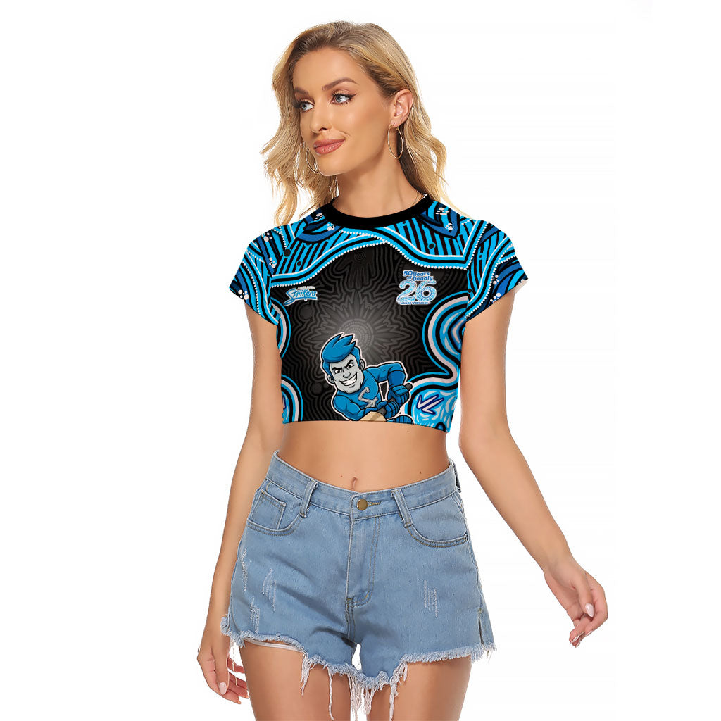 Adelaide Cricket NAIDOC Week 2026 Raglan Cropped T Shirt Aboriginal Indigenous - 50 Years of Deadly