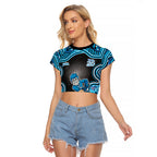 Adelaide Cricket NAIDOC Week 2026 Raglan Cropped T Shirt Aboriginal Indigenous - 50 Years of Deadly