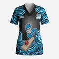 Adelaide Cricket NAIDOC Week 2026 Scrub Top Aboriginal Indigenous - 50 Years of Deadly