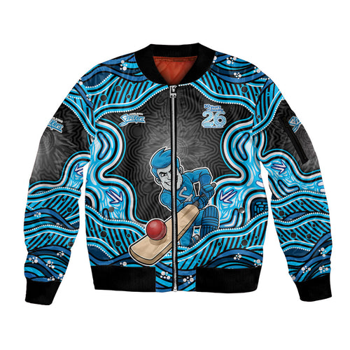Adelaide Cricket NAIDOC Week 2026 Sleeve Zip Bomber Jacket Aboriginal Indigenous - 50 Years of Deadly