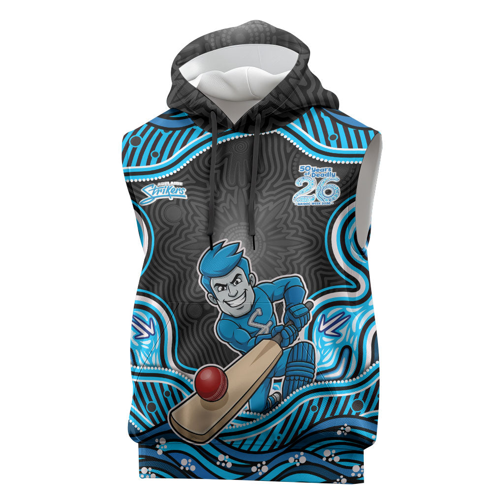 Adelaide Cricket NAIDOC Week 2026 Sleeveless Hoodie Aboriginal Indigenous - 50 Years of Deadly