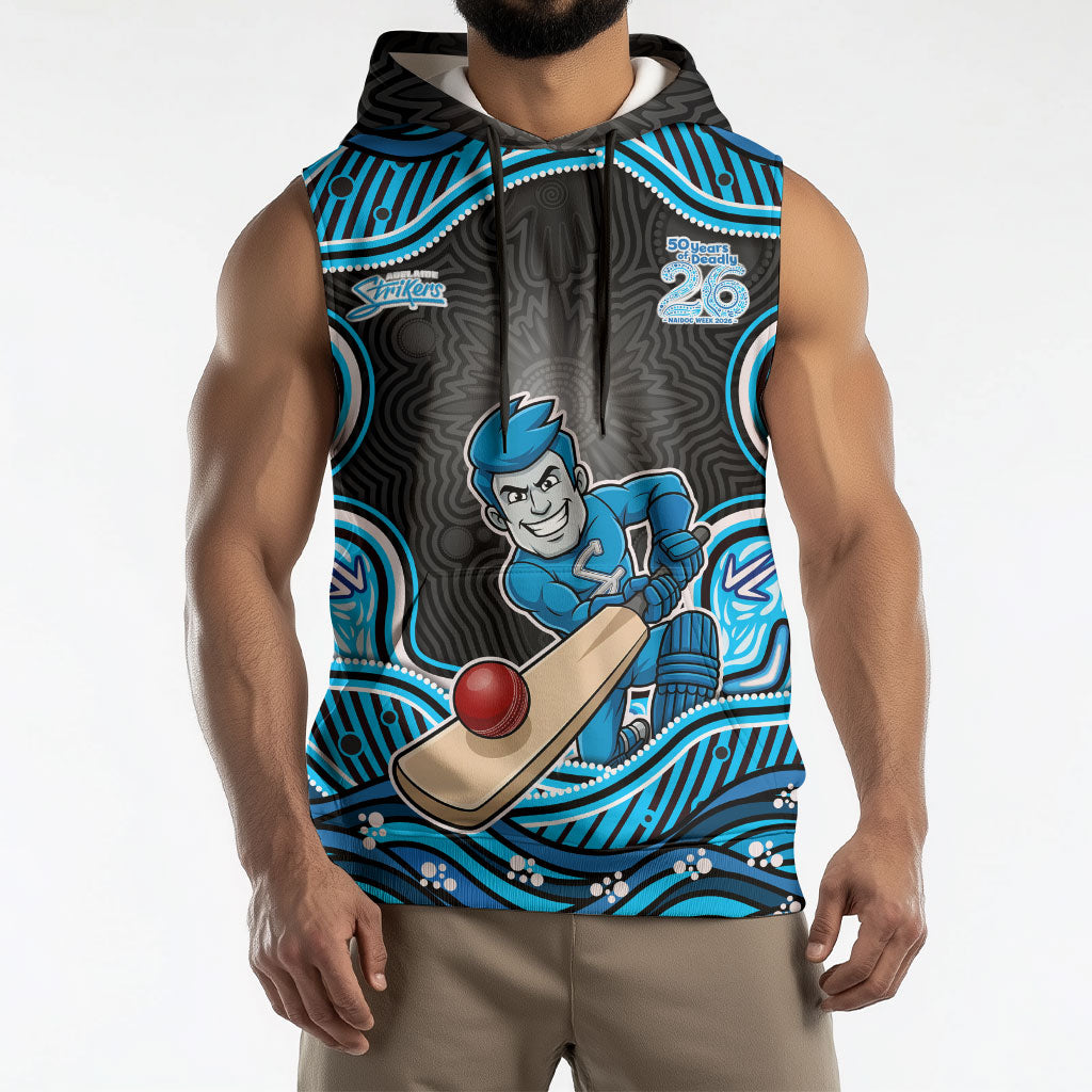 Adelaide Cricket NAIDOC Week 2026 Sleeveless Hoodie Aboriginal Indigenous - 50 Years of Deadly
