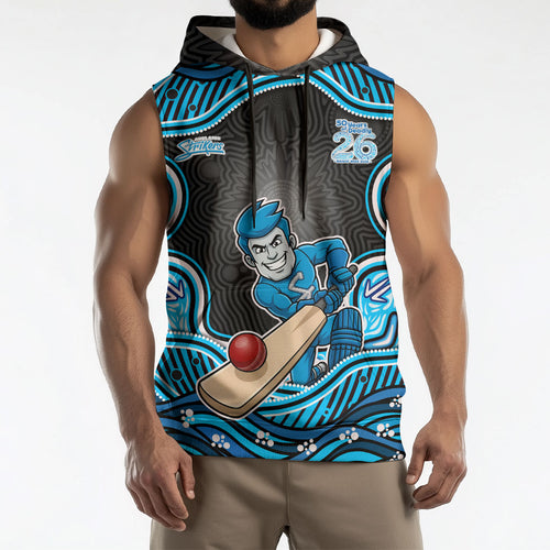 Adelaide Cricket NAIDOC Week 2026 Sleeveless Hoodie Aboriginal Indigenous - 50 Years of Deadly