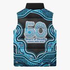 Adelaide Cricket NAIDOC Week 2026 Sleeveless Puffer Jacket Aboriginal Indigenous - 50 Years of Deadly