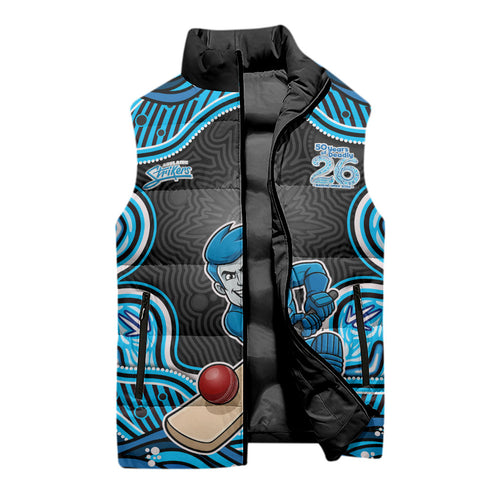 Adelaide Cricket NAIDOC Week 2026 Sleeveless Puffer Jacket Aboriginal Indigenous - 50 Years of Deadly
