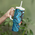 Adelaide Cricket NAIDOC Week 2026 Tumbler With Handle Aboriginal Indigenous - 50 Years of Deadly