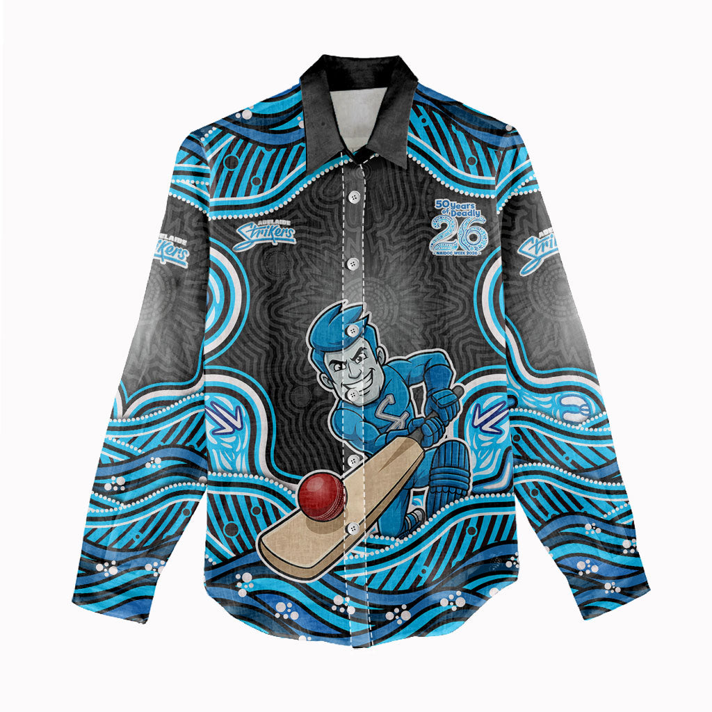 Adelaide Cricket NAIDOC Week 2026 Women Casual Shirt Aboriginal Indigenous - 50 Years of Deadly