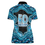 Adelaide Cricket NAIDOC Week 2026 Women Polo Shirt Aboriginal Indigenous - 50 Years of Deadly