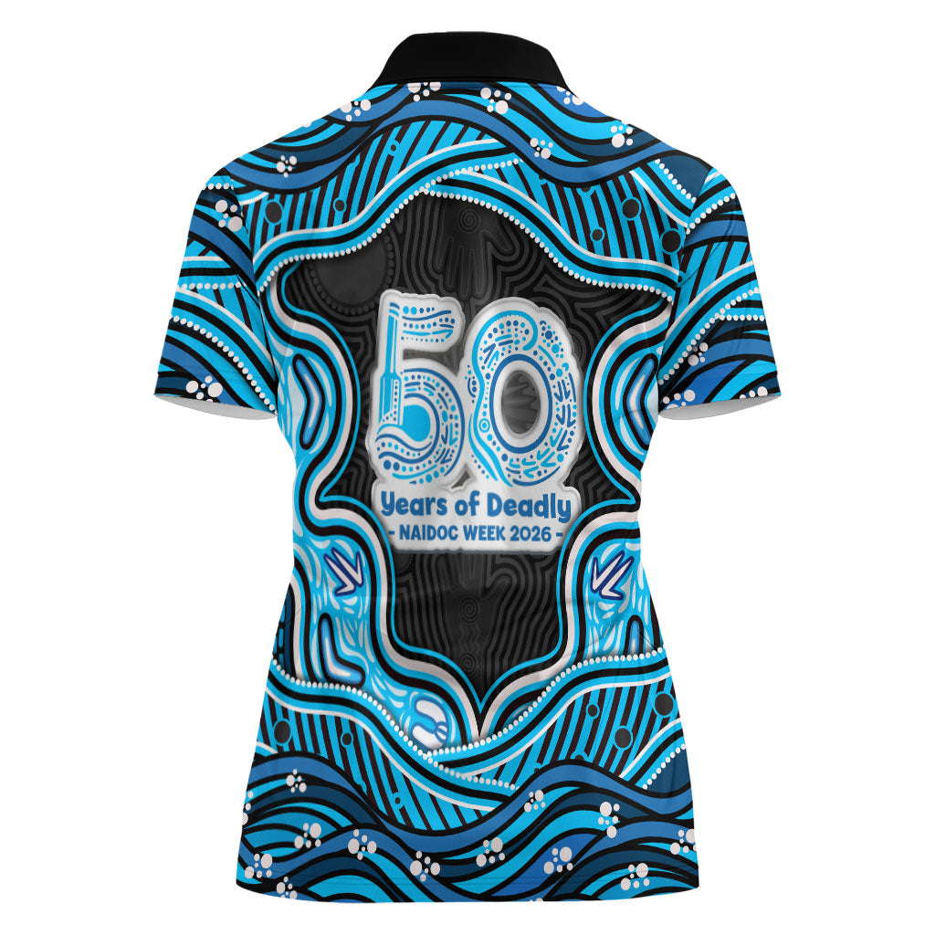 Adelaide Cricket NAIDOC Week 2026 Women Polo Shirt Aboriginal Indigenous - 50 Years of Deadly