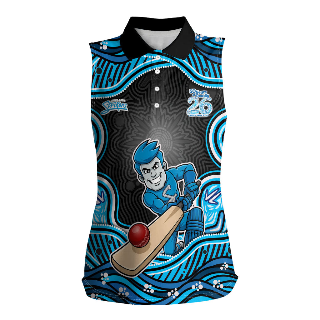 Adelaide Cricket NAIDOC Week 2026 Women Sleeveless Polo Shirt Aboriginal Indigenous - 50 Years of Deadly