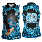 Adelaide Cricket NAIDOC Week 2026 Women Sleeveless Polo Shirt Aboriginal Indigenous - 50 Years of Deadly