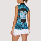 Adelaide Cricket NAIDOC Week 2026 Women Sleeveless Polo Shirt Aboriginal Indigenous - 50 Years of Deadly