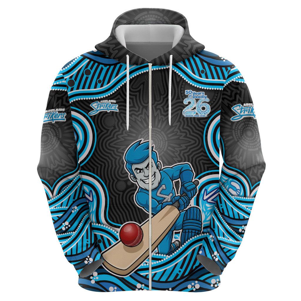 Adelaide Cricket NAIDOC Week 2026 Zip Hoodie Aboriginal Indigenous - 50 Years of Deadly