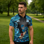 Adelaide Cricket NAIDOC Week 2026 Zipper Polo Shirt Aboriginal Indigenous - 50 Years of Deadly