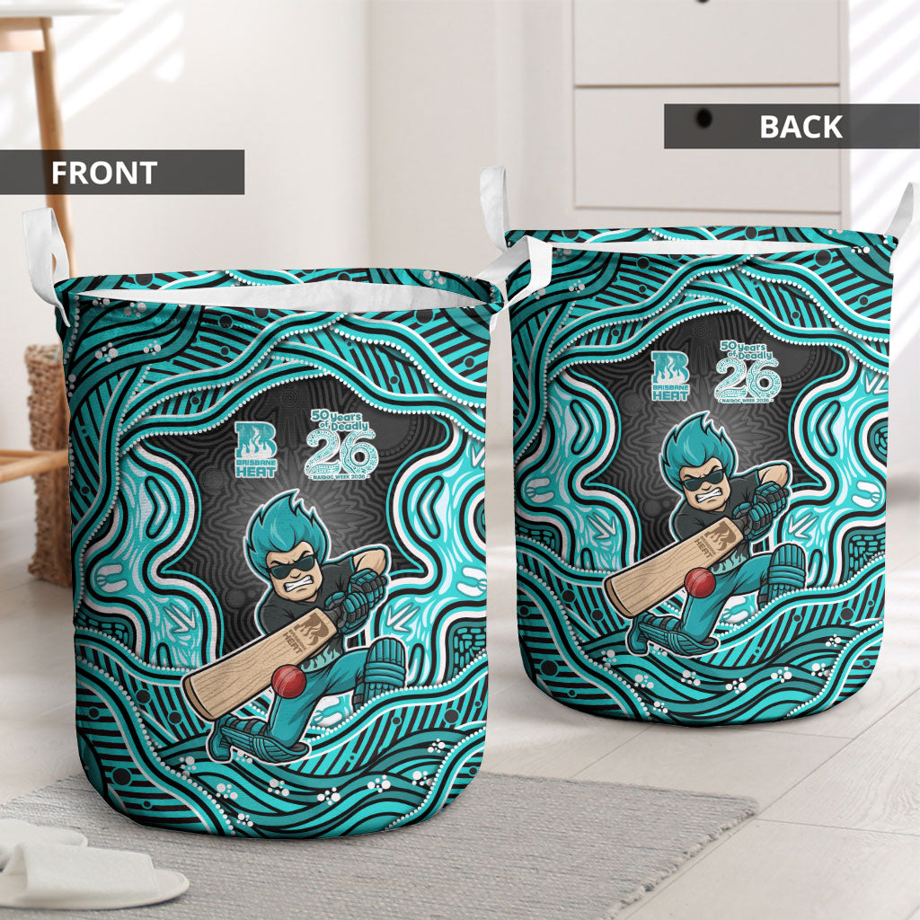 Brisbane Heat NAIDOC Week 2026 Laundry Basket Aboriginal Indigenous - 50 Years of Deadly