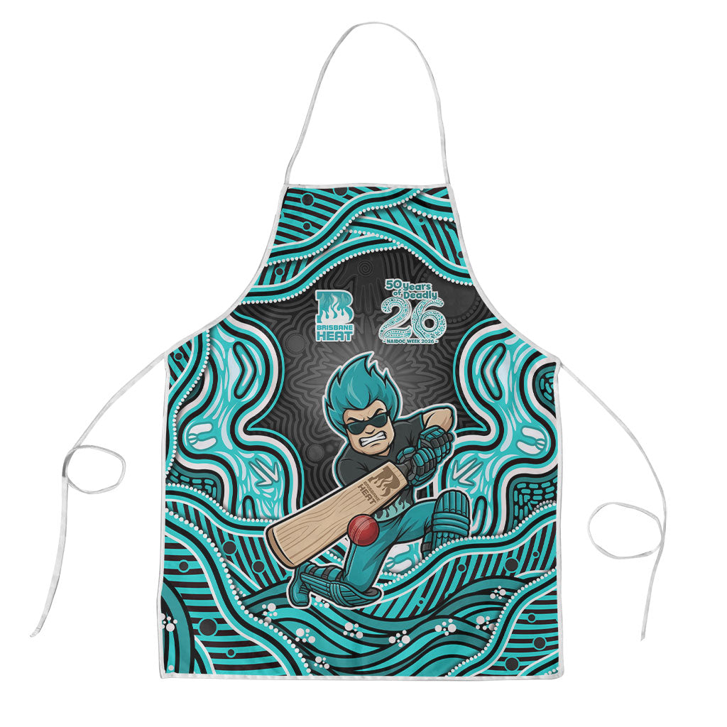 Brisbane Heat NAIDOC Week 2026 Apron Aboriginal Indigenous - 50 Years of Deadly