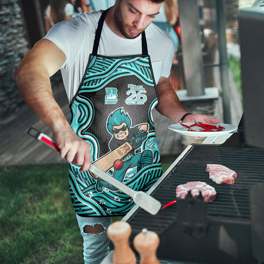 Brisbane Heat NAIDOC Week 2026 Apron Aboriginal Indigenous - 50 Years of Deadly