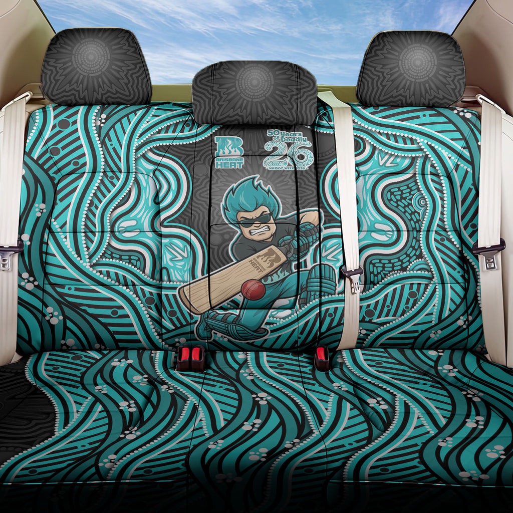 Brisbane Heat NAIDOC Week 2026 Back Car Seat Cover Aboriginal Indigenous - 50 Years of Deadly