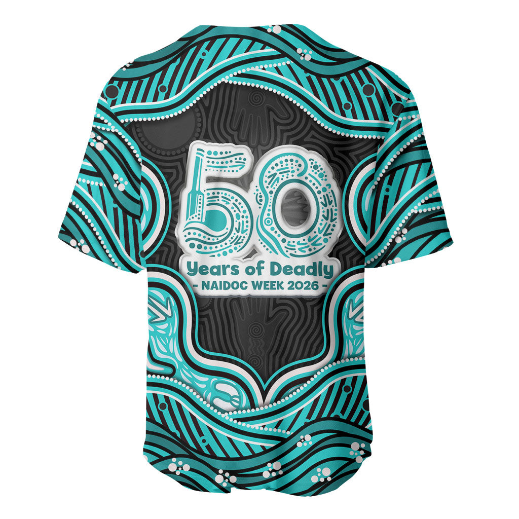 Brisbane Heat NAIDOC Week 2026 Baseball Jersey Aboriginal Indigenous - 50 Years of Deadly