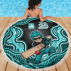 Brisbane Heat NAIDOC Week 2026 Beach Blanket Aboriginal Indigenous - 50 Years of Deadly