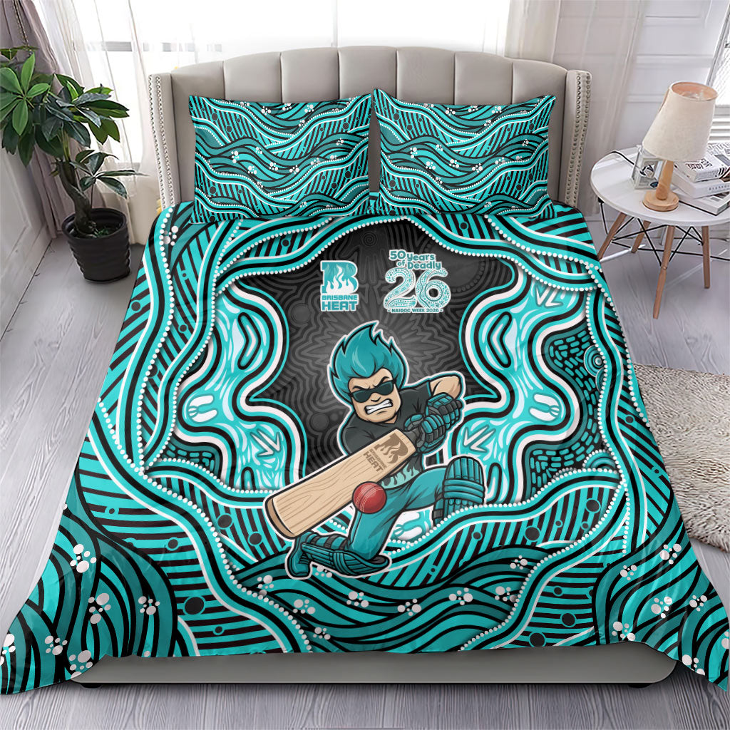 Brisbane Heat NAIDOC Week 2026 Bedding Set Aboriginal Indigenous - 50 Years of Deadly