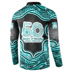 Brisbane Heat NAIDOC Week 2026 Button Sweatshirt Aboriginal Indigenous - 50 Years of Deadly