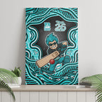 Brisbane Heat NAIDOC Week 2026 Canvas Wall Art Aboriginal Indigenous - 50 Years of Deadly
