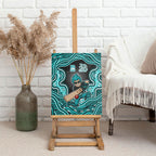 Brisbane Heat NAIDOC Week 2026 Canvas Wall Art Aboriginal Indigenous - 50 Years of Deadly