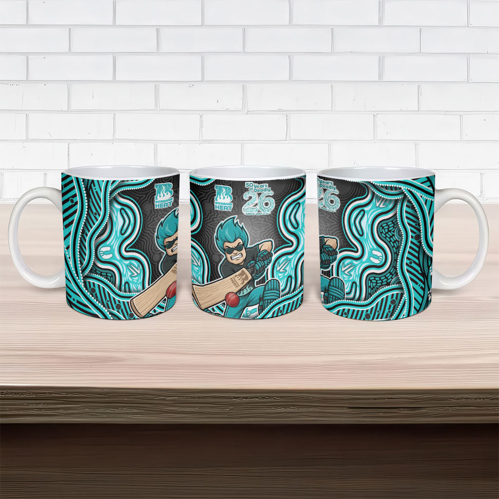 Brisbane Heat NAIDOC Week 2026 Ceramic Mug Aboriginal Indigenous - 50 Years of Deadly