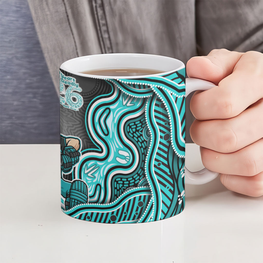 Brisbane Heat NAIDOC Week 2026 Ceramic Mug Aboriginal Indigenous - 50 Years of Deadly