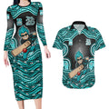 Brisbane Heat NAIDOC Week 2026 Couples Matching Long Sleeve Bodycon Dress and Hawaiian Shirt Aboriginal Indigenous - 50 Years of Deadly