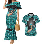 Brisbane Heat NAIDOC Week 2026 Couples Matching Mermaid Dress and Hawaiian Shirt Aboriginal Indigenous - 50 Years of Deadly