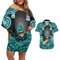 Brisbane Heat NAIDOC Week 2026 Couples Matching Off Shoulder Short Dress and Hawaiian Shirt Aboriginal Indigenous - 50 Years of Deadly