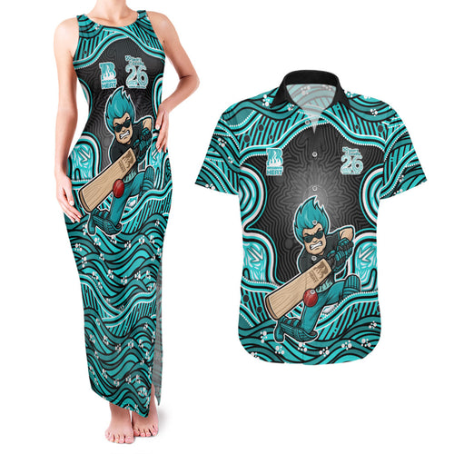 Brisbane Heat NAIDOC Week 2026 Couples Matching Tank Maxi Dress and Hawaiian Shirt Aboriginal Indigenous - 50 Years of Deadly