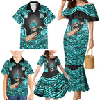 Brisbane Heat NAIDOC Week 2026 Family Matching Mermaid Dress and Hawaiian Shirt Aboriginal Indigenous - 50 Years of Deadly