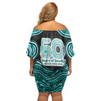 Brisbane Heat NAIDOC Week 2026 Family Matching Off Shoulder Short Dress and Hawaiian Shirt Aboriginal Indigenous - 50 Years of Deadly