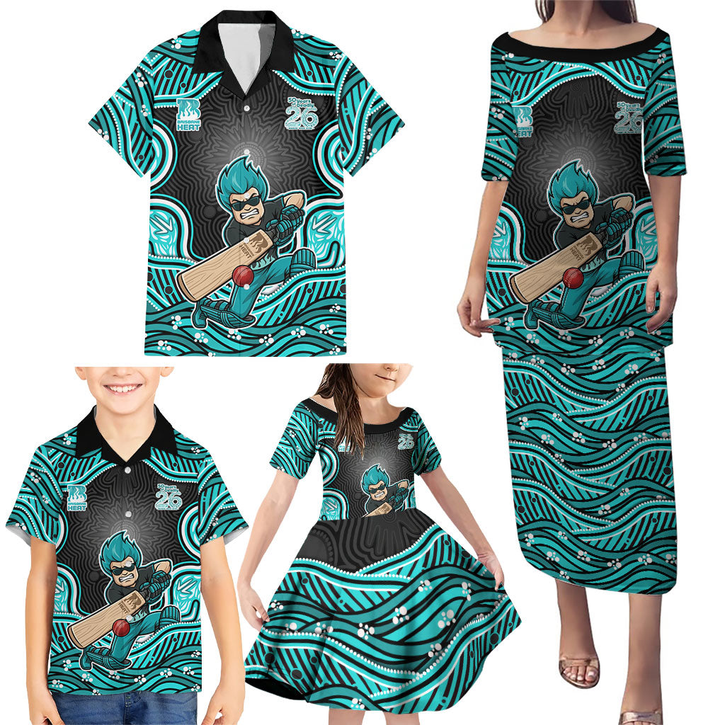 Brisbane Heat NAIDOC Week 2026 Family Matching Puletasi and Hawaiian Shirt Aboriginal Indigenous - 50 Years of Deadly