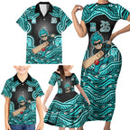 Brisbane Heat NAIDOC Week 2026 Family Matching Short Sleeve Bodycon Dress and Hawaiian Shirt Aboriginal Indigenous - 50 Years of Deadly