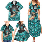 Brisbane Heat NAIDOC Week 2026 Family Matching Summer Maxi Dress and Hawaiian Shirt Aboriginal Indigenous - 50 Years of Deadly