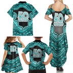 Brisbane Heat NAIDOC Week 2026 Family Matching Summer Maxi Dress and Hawaiian Shirt Aboriginal Indigenous - 50 Years of Deadly