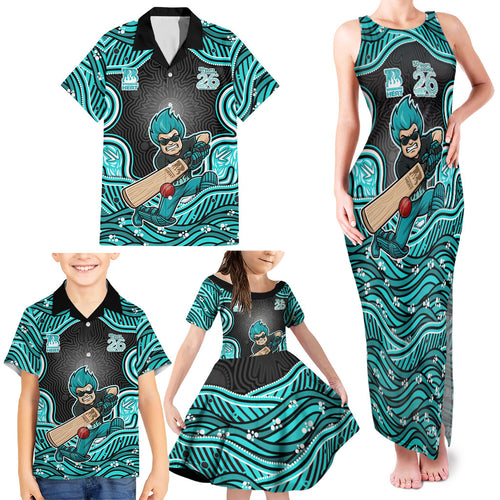 Brisbane Heat NAIDOC Week 2026 Family Matching Tank Maxi Dress and Hawaiian Shirt Aboriginal Indigenous - 50 Years of Deadly
