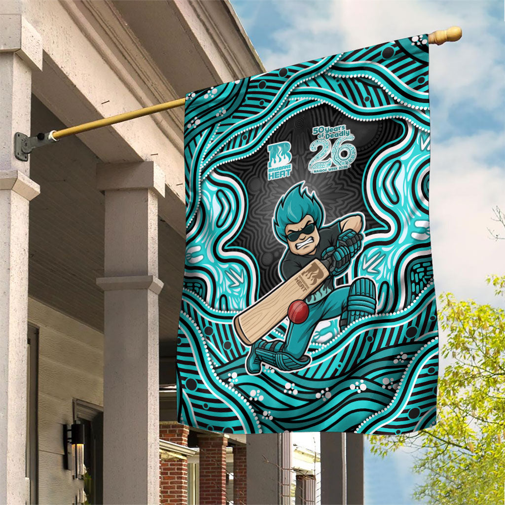 Brisbane Heat NAIDOC Week 2026 Garden Flag Aboriginal Indigenous - 50 Years of Deadly