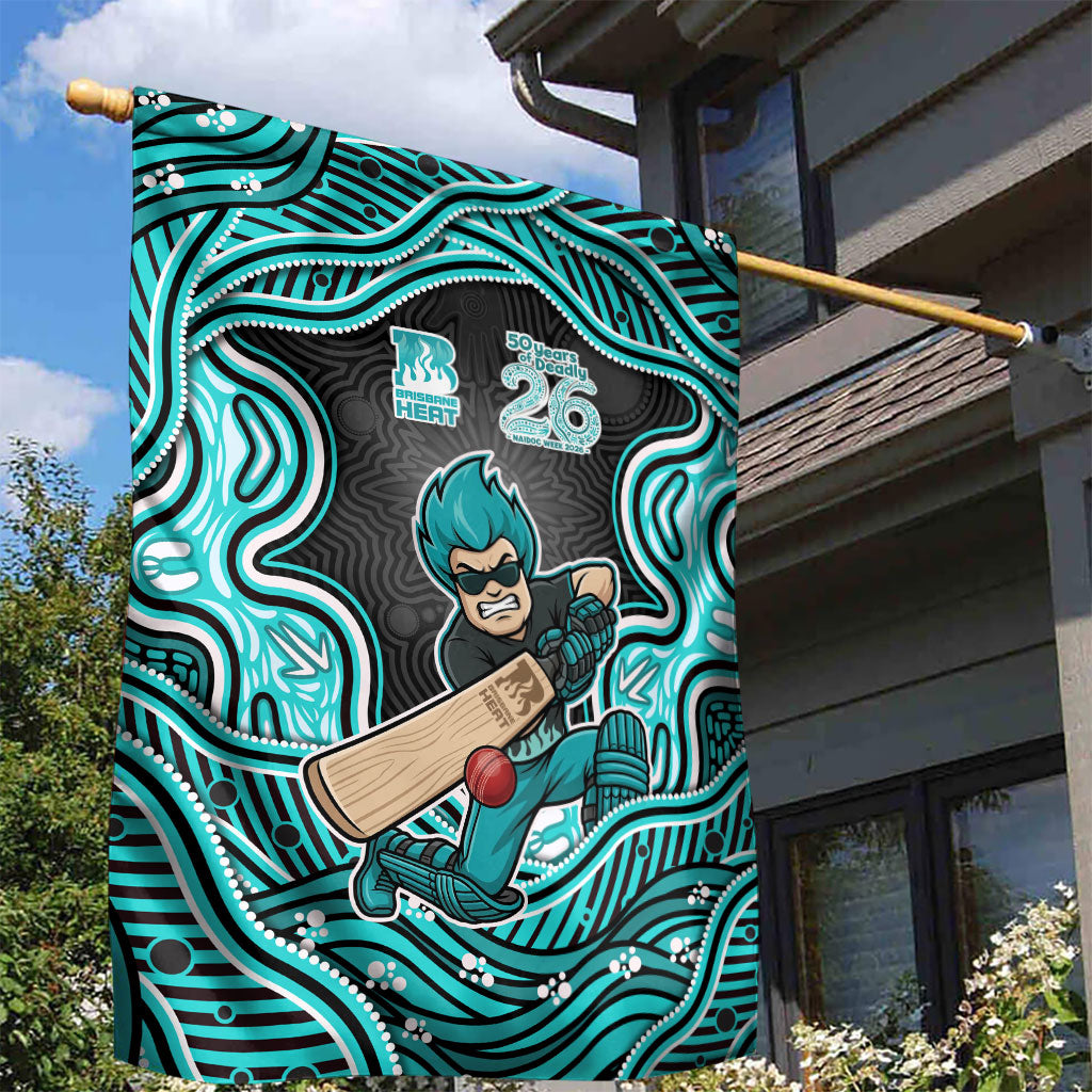 Brisbane Heat NAIDOC Week 2026 Garden Flag Aboriginal Indigenous - 50 Years of Deadly