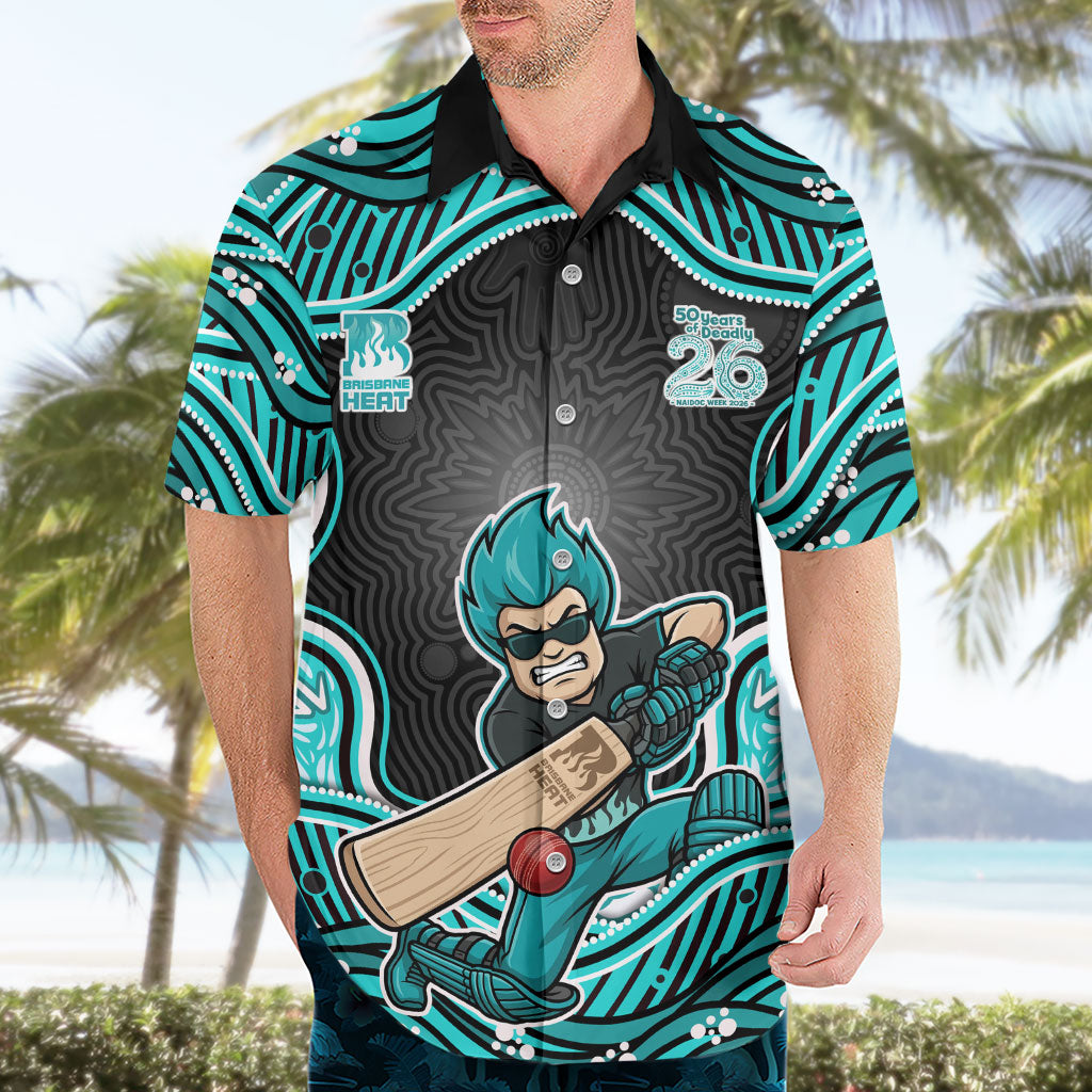 Brisbane Heat NAIDOC Week 2026 Hawaiian Shirt Aboriginal Indigenous - 50 Years of Deadly